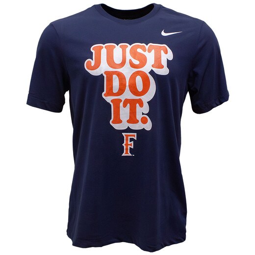 Nike Just Do It Cotton Tee - Navy